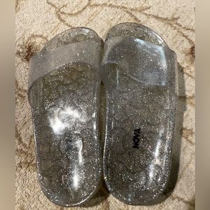 Fashion Nova Glitter Sandals - Sz 6